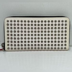 Christian Louboutin Panettone Spiked Zip Around Wallet